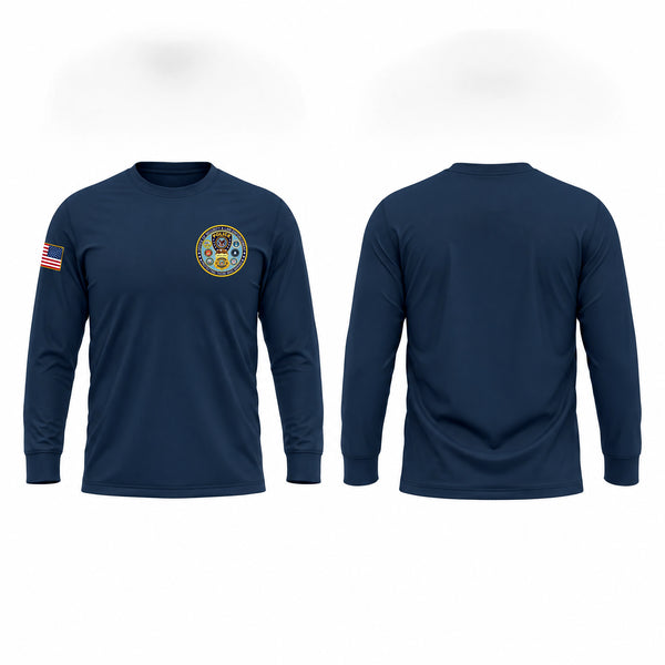 Long Sleeve Performance Shirt, VA Office of Security & Law Enforcement, Police, Teamtime, Team time, sublimation, custom sports apparel, team uniforms, spirit wear, spiritwear, sports uniforms, custom shirts, team store, custom team store, fundraiser sports, apparel fundraiser