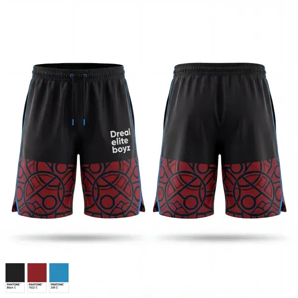 Athletic Shorts With Pockets, D-real elite boyz, , Teamtime, Team time, sublimation, custom sports apparel, team uniforms, spirit wear, spiritwear, sports uniforms, custom shirts, team store, custom team store, fundraiser sports, apparel fundraiser