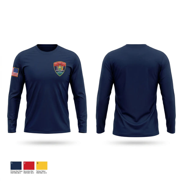 Long Sleeve Performance Shirt, Yonkers Family Court, Police, Teamtime, Team time, sublimation, custom sports apparel, team uniforms, spirit wear, spiritwear, sports uniforms, custom shirts, team store, custom team store, fundraiser sports, apparel fundraiser