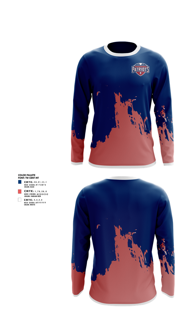 Long Sleeve Performance Shirt, BP Patriots Golf, Golf, Teamtime, Team time, sublimation, custom sports apparel, team uniforms, spirit wear, spiritwear, sports uniforms, custom shirts, team store, custom team store, fundraiser sports, apparel fundraiser