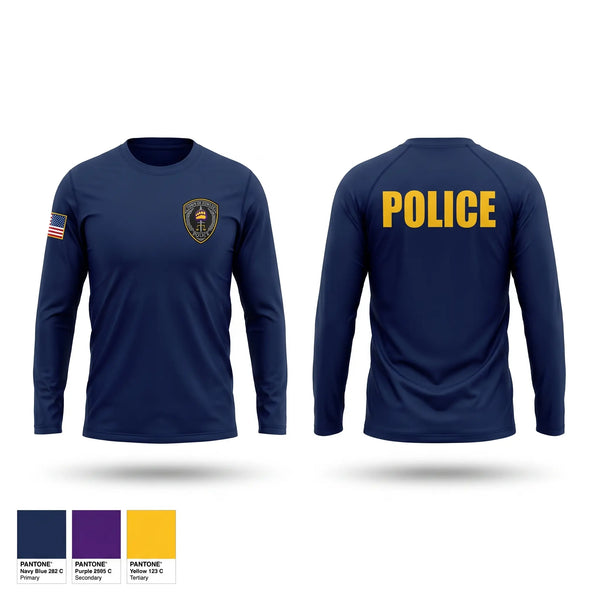 Long Sleeve Performance Shirt, Fowler Police Department, Police, Teamtime, Team time, sublimation, custom sports apparel, team uniforms, spirit wear, spiritwear, sports uniforms, custom shirts, team store, custom team store, fundraiser sports, apparel fundraiser