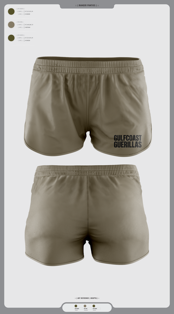 Ranger Panties, Gulfcoast Guerillas, , Teamtime, Team time, sublimation, custom sports apparel, team uniforms, spirit wear, spiritwear, sports uniforms, custom shirts, team store, custom team store, fundraiser sports, apparel fundraiser