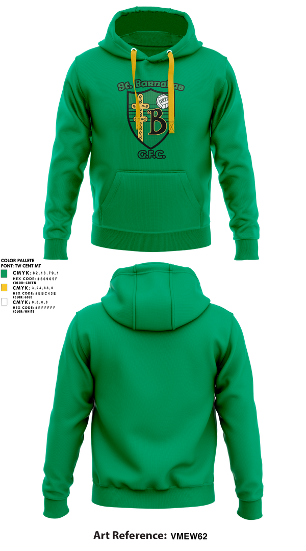 Hoodie, St. Barnabas GFC Football, , Teamtime, Team time, sublimation, custom sports apparel, team uniforms, spirit wear, spiritwear, sports uniforms, custom shirts, team store, custom team store, fundraiser sports, apparel fundraiser