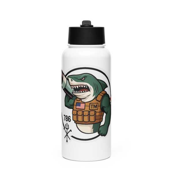 USS Illinois (SSN 786) 55868909 Stainless Steel Water Bottle with a Straw Lid