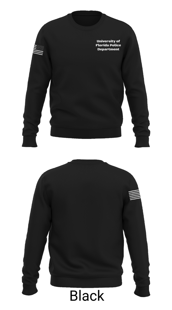 Crew Neck Sweatshirt, University of Florida Police Department, Police, Teamtime, Team time, sublimation, custom sports apparel, team uniforms, spirit wear, spiritwear, sports uniforms, custom shirts, team store, custom team store, fundraiser sports, apparel fundraiser