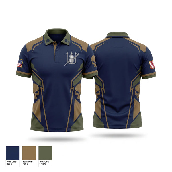 Short Sleeve Performance Polo, Keepers of the false dawn, Navy, Teamtime, Team time, sublimation, custom sports apparel, team uniforms, spirit wear, spiritwear, sports uniforms, custom shirts, team store, custom team store, fundraiser sports, apparel fundraiser