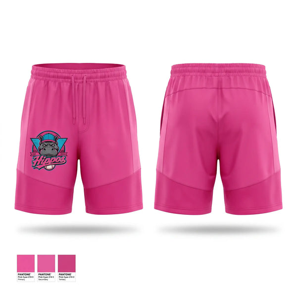 Athletic Shorts With Pockets, Lone star hippos, Baseball, Teamtime, Team time, sublimation, custom sports apparel, team uniforms, spirit wear, spiritwear, sports uniforms, custom shirts, team store, custom team store, fundraiser sports, apparel fundraiser