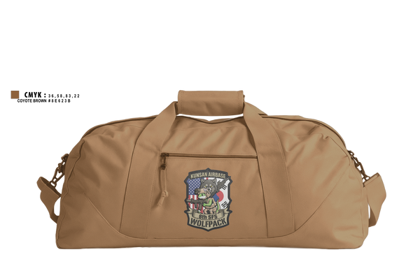 Duffle Bag, 8th SFS, Air Force, Teamtime, Team time, sublimation, custom sports apparel, team uniforms, spirit wear, spiritwear, sports uniforms, custom shirts, team store, custom team store, fundraiser sports, apparel fundraiser