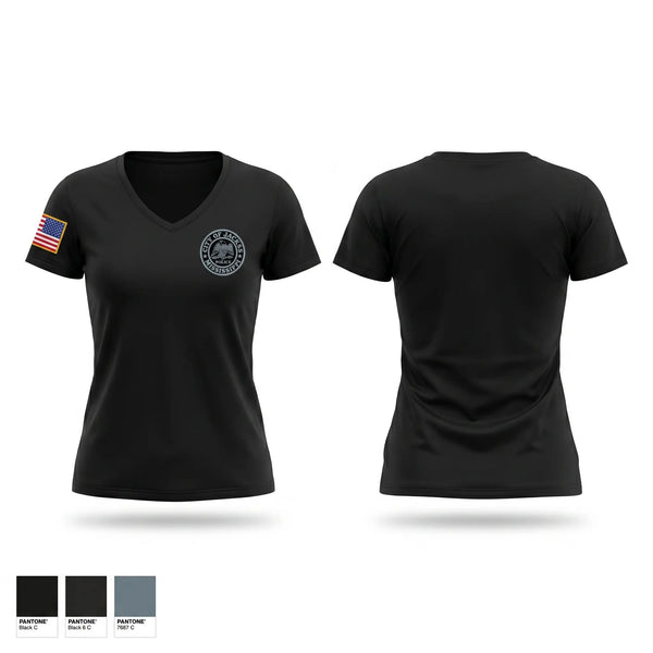 Womens Short Sleeve Vneck Shirt, Jackson police department, Police, Teamtime, Team time, sublimation, custom sports apparel, team uniforms, spirit wear, spiritwear, sports uniforms, custom shirts, team store, custom team store, fundraiser sports, apparel fundraiser