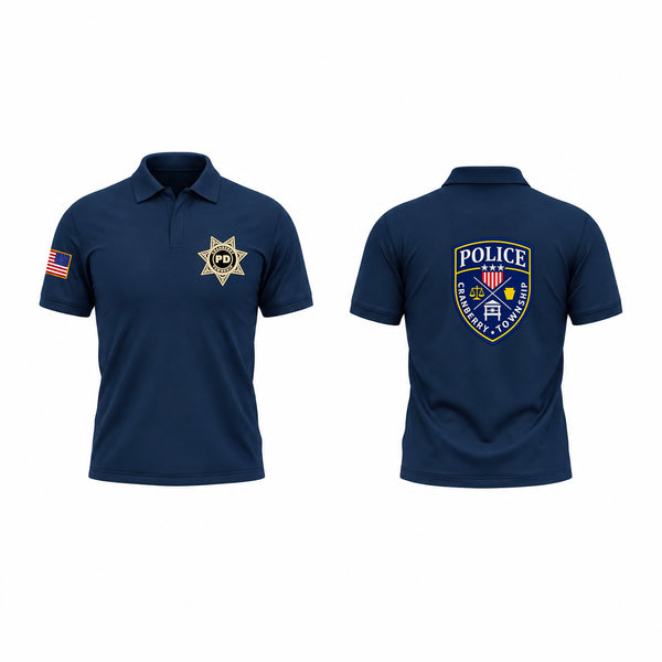 Short Sleeve Performance Polo, Cranberry Township Police, Police, Teamtime, Team time, sublimation, custom sports apparel, team uniforms, spirit wear, spiritwear, sports uniforms, custom shirts, team store, custom team store, fundraiser sports, apparel fundraiser