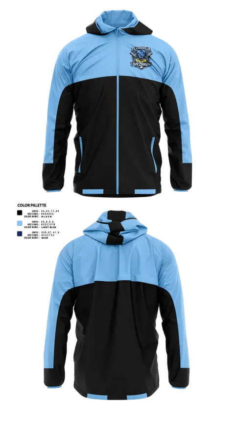 Windbreaker, Clarksville Lady Panters, Softball, Teamtime, Team time, sublimation, custom sports apparel, team uniforms, spirit wear, spiritwear, sports uniforms, custom shirts, team store, custom team store, fundraiser sports, apparel fundraiser