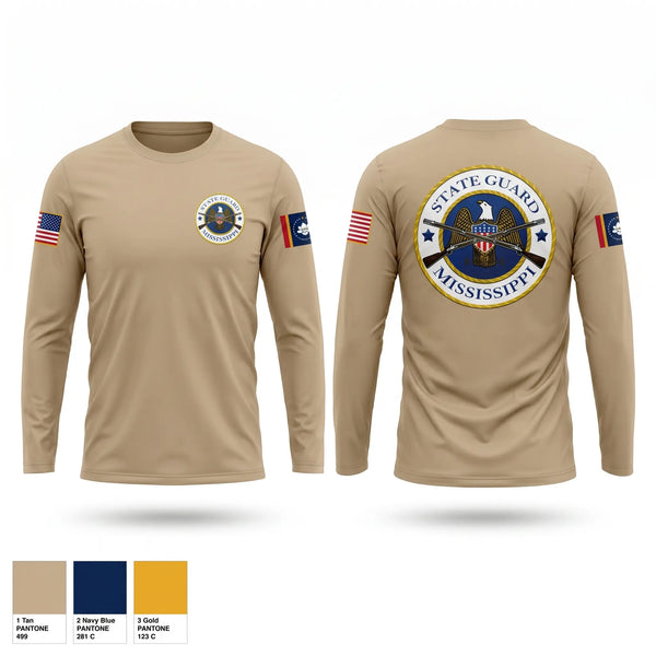 Long Sleeve Performance Shirt, MSSG 215th FSC CO, National Guard, Teamtime, Team time, sublimation, custom sports apparel, team uniforms, spirit wear, spiritwear, sports uniforms, custom shirts, team store, custom team store, fundraiser sports, apparel fundraiser