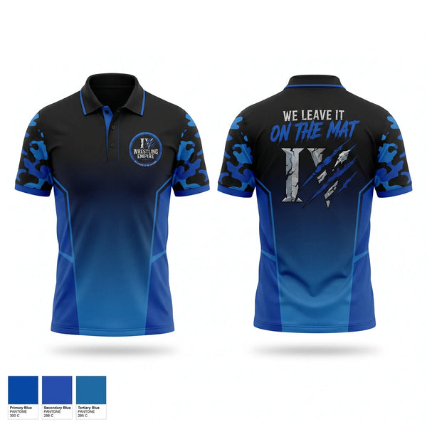 Short Sleeve Performance Polo, imperial valley wrestling empire, Wrestling, Teamtime, Team time, sublimation, custom sports apparel, team uniforms, spirit wear, spiritwear, sports uniforms, custom shirts, team store, custom team store, fundraiser sports, apparel fundraiser