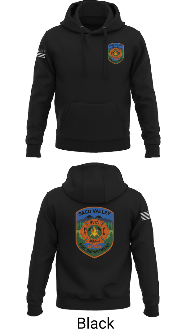 Hoodie, Saco Valley Fire Department, Fire Department, Teamtime, Team time, sublimation, custom sports apparel, team uniforms, spirit wear, spiritwear, sports uniforms, custom shirts, team store, custom team store, fundraiser sports, apparel fundraiser