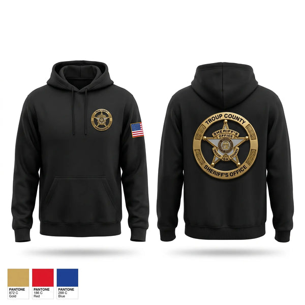 Hoodie, Troup County Sheriff’s Office, Police, Teamtime, Team time, sublimation, custom sports apparel, team uniforms, spirit wear, spiritwear, sports uniforms, custom shirts, team store, custom team store, fundraiser sports, apparel fundraiser