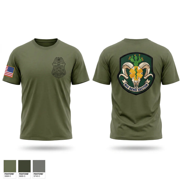 Old School Cotton Feel Shirt, Border Patrol EMT, Police, Teamtime, Team time, sublimation, custom sports apparel, team uniforms, spirit wear, spiritwear, sports uniforms, custom shirts, team store, custom team store, fundraiser sports, apparel fundraiser