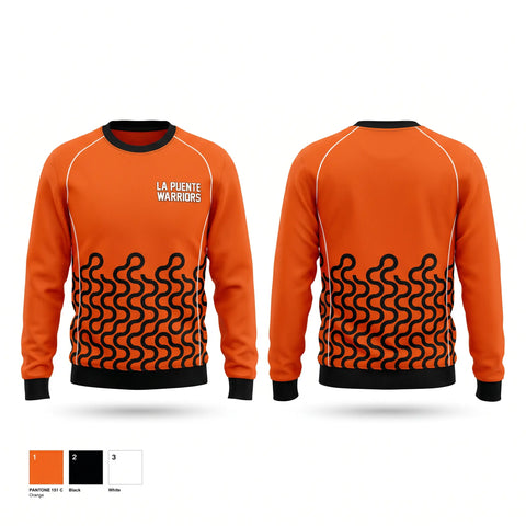 Crew Neck Sweatshirt, La Puente Warriors, , Teamtime, Team time, sublimation, custom sports apparel, team uniforms, spirit wear, spiritwear, sports uniforms, custom shirts, team store, custom team store, fundraiser sports, apparel fundraiser