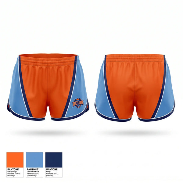 Womens Shorts, NoVA Reign Fastipitch, Softball, Teamtime, Team time, sublimation, custom sports apparel, team uniforms, spirit wear, spiritwear, sports uniforms, custom shirts, team store, custom team store, fundraiser sports, apparel fundraiser
