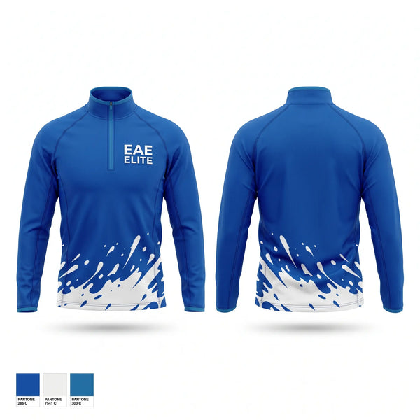 Quarter Zip Jacket, EAE ELITE, Softball, Teamtime, Team time, sublimation, custom sports apparel, team uniforms, spirit wear, spiritwear, sports uniforms, custom shirts, team store, custom team store, fundraiser sports, apparel fundraiser