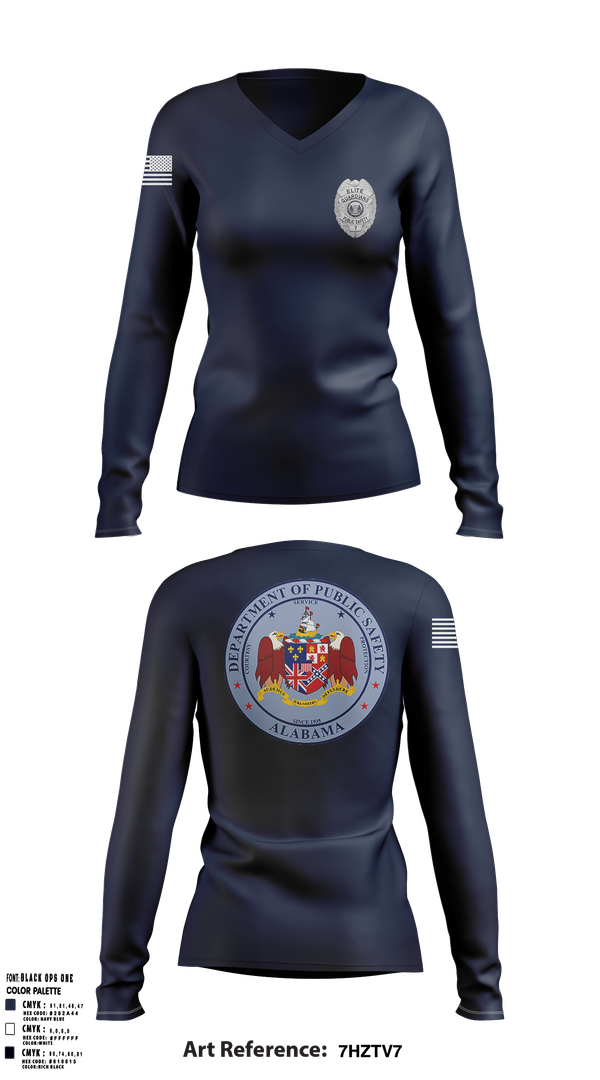 Womens Long Sleeve Vneck Shirt, ELITE GUARDIANS, Police, Teamtime, Team time, sublimation, custom sports apparel, team uniforms, spirit wear, spiritwear, sports uniforms, custom shirts, team store, custom team store, fundraiser sports, apparel fundraiser