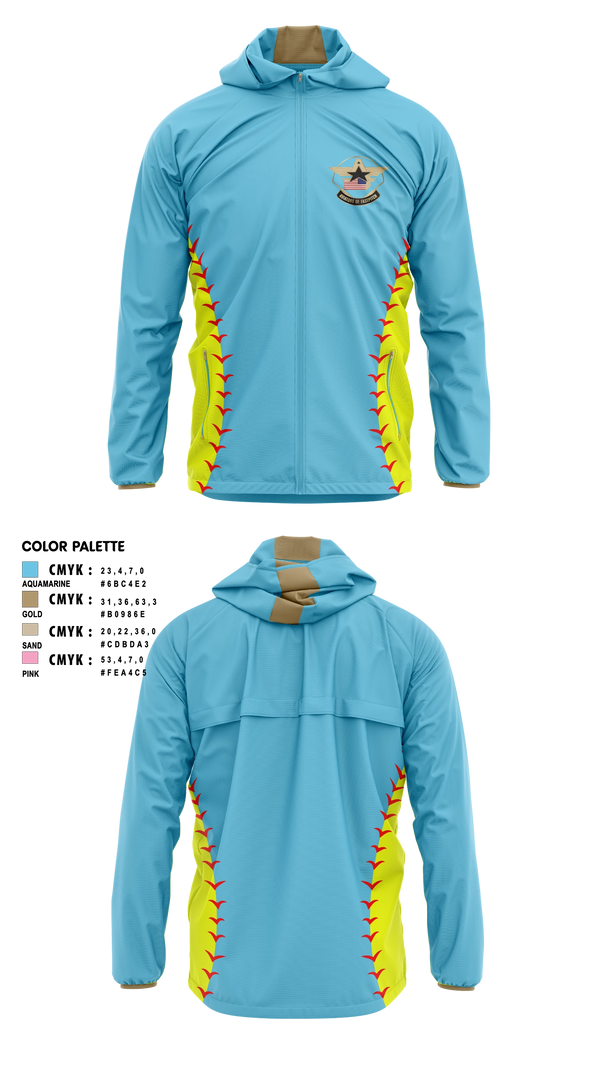 Windbreaker, Aviators of Fastpitch, Softball, Teamtime, Team time, sublimation, custom sports apparel, team uniforms, spirit wear, spiritwear, sports uniforms, custom shirts, team store, custom team store, fundraiser sports, apparel fundraiser