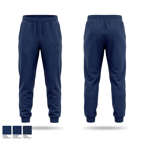 Sweatpants, Sheridan fire district, Fire Department, Teamtime, Team time, sublimation, custom sports apparel, team uniforms, spirit wear, spiritwear, sports uniforms, custom shirts, team store, custom team store, fundraiser sports, apparel fundraiser