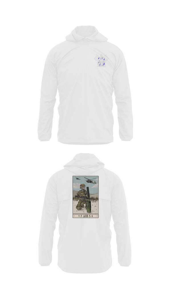 Windbreaker, 4-3 HHC, Army, Teamtime, Team time, sublimation, custom sports apparel, team uniforms, spirit wear, spiritwear, sports uniforms, custom shirts, team store, custom team store, fundraiser sports, apparel fundraiser