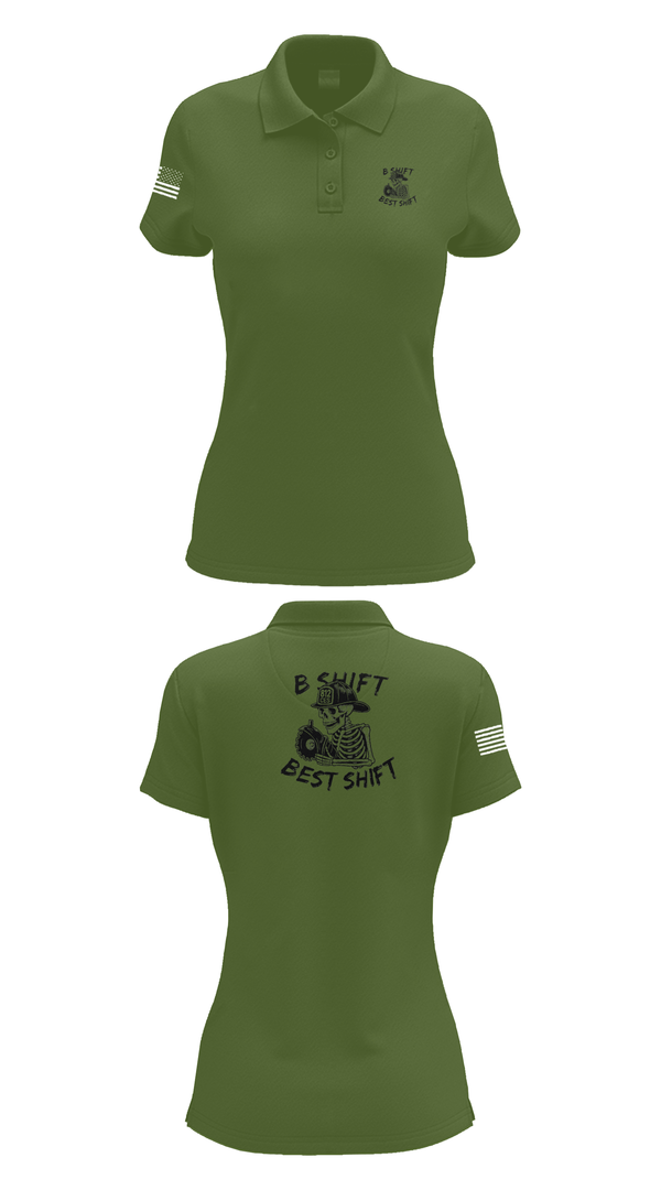 Womens Short Sleeve Performance Polo, 812 CES (B shift), Air Force, Teamtime, Team time, sublimation, custom sports apparel, team uniforms, spirit wear, spiritwear, sports uniforms, custom shirts, team store, custom team store, fundraiser sports, apparel fundraiser