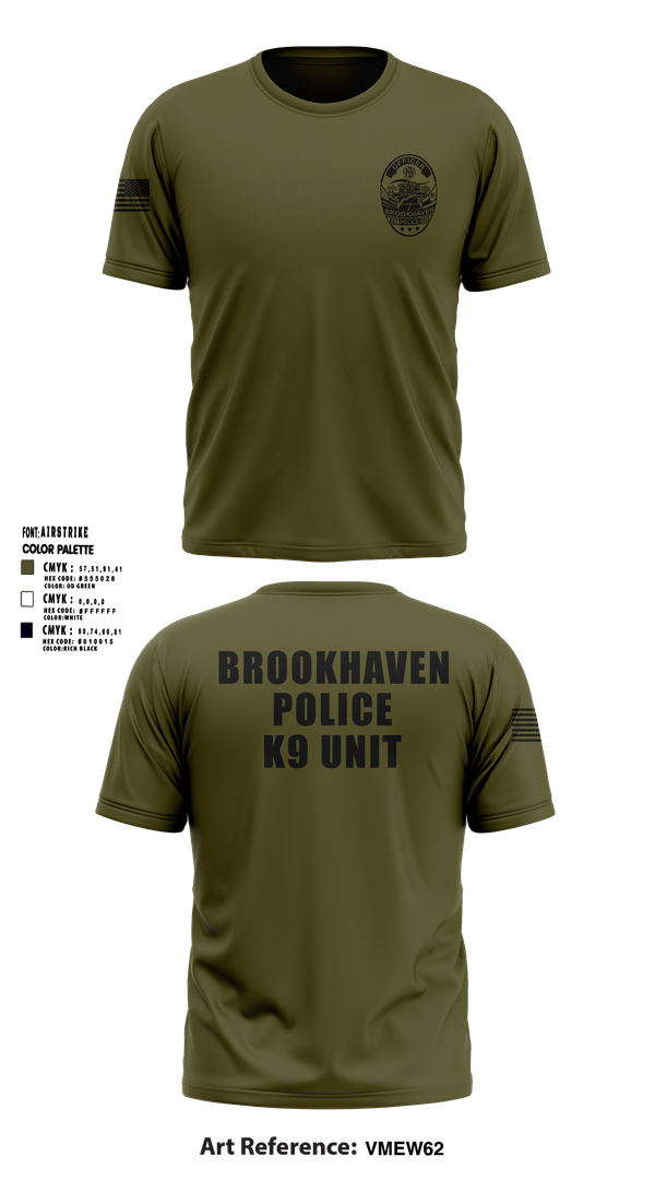 Old School Cotton Feel Shirt, Brookhaven K9 Unit, Police, Teamtime, Team time, sublimation, custom sports apparel, team uniforms, spirit wear, spiritwear, sports uniforms, custom shirts, team store, custom team store, fundraiser sports, apparel fundraiser