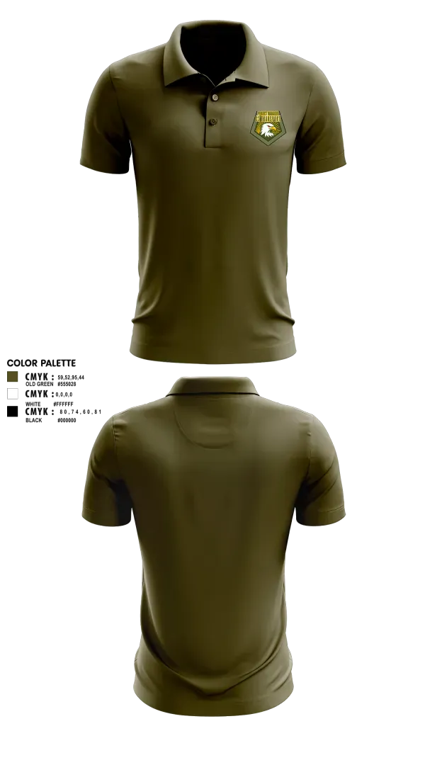 Short Sleeve Performance Polo, PM C2 Transport, Army, Teamtime, Team time, sublimation, custom sports apparel, team uniforms, spirit wear, spiritwear, sports uniforms, custom shirts, team store, custom team store, fundraiser sports, apparel fundraiser