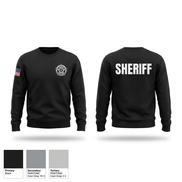 Crew Neck Sweatshirt, Lewis county sheriff, Police, Teamtime, Team time, sublimation, custom sports apparel, team uniforms, spirit wear, spiritwear, sports uniforms, custom shirts, team store, custom team store, fundraiser sports, apparel fundraiser
