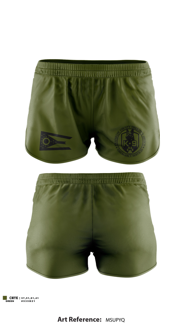 Ranger Panties, Franklin County Sheriff Office K9, Police, Teamtime, Team time, sublimation, custom sports apparel, team uniforms, spirit wear, spiritwear, sports uniforms, custom shirts, team store, custom team store, fundraiser sports, apparel fundraiser