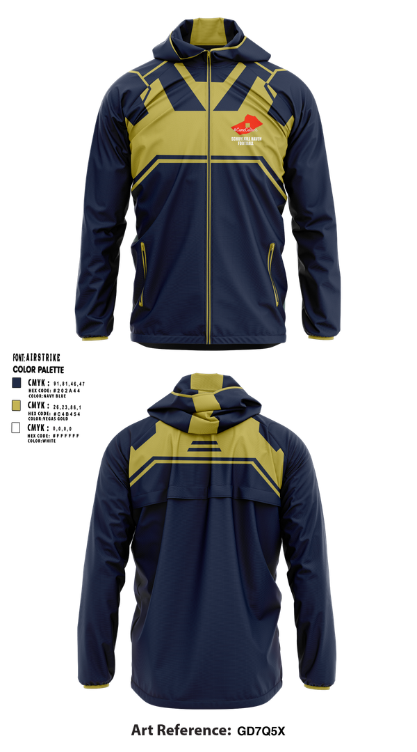 Windbreaker, Schuylkill Haven Football, , Teamtime, Team time, sublimation, custom sports apparel, team uniforms, spirit wear, spiritwear, sports uniforms, custom shirts, team store, custom team store, fundraiser sports, apparel fundraiser