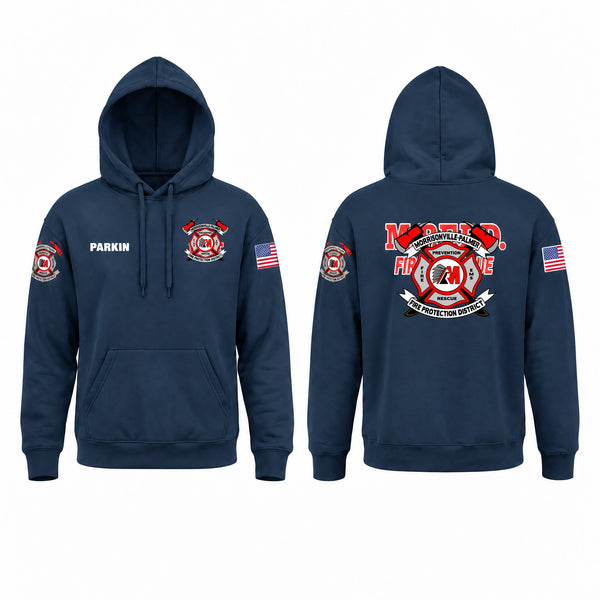 Hoodie, Morrisonville Palmer Fire Protection District, Fire Department, Teamtime, Team time, sublimation, custom sports apparel, team uniforms, spirit wear, spiritwear, sports uniforms, custom shirts, team store, custom team store, fundraiser sports, apparel fundraiser