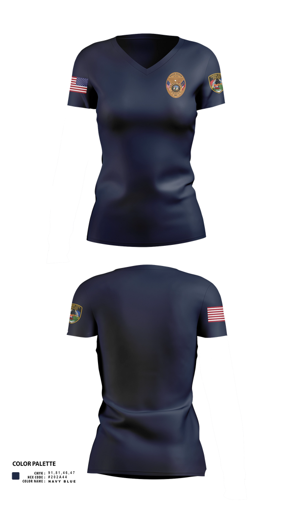 Womens Short Sleeve Vneck Shirt, Tabor City Police, Police, Teamtime, Team time, sublimation, custom sports apparel, team uniforms, spirit wear, spiritwear, sports uniforms, custom shirts, team store, custom team store, fundraiser sports, apparel fundraiser