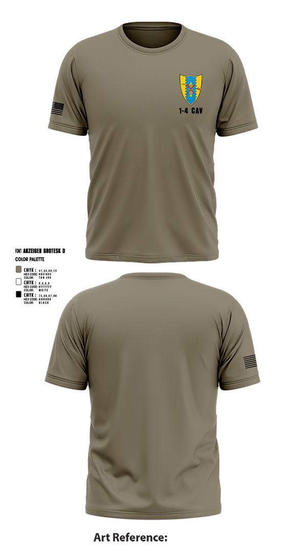 Short Sleeve Performance Shirt, 1-4 Cav, , Teamtime, Team time, sublimation, custom sports apparel, team uniforms, spirit wear, spiritwear, sports uniforms, custom shirts, team store, custom team store, fundraiser sports, apparel fundraiser