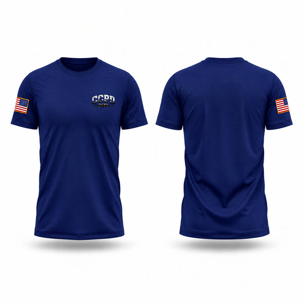 Short Sleeve Performance Shirt, CCPD, Police, Teamtime, Team time, sublimation, custom sports apparel, team uniforms, spirit wear, spiritwear, sports uniforms, custom shirts, team store, custom team store, fundraiser sports, apparel fundraiser