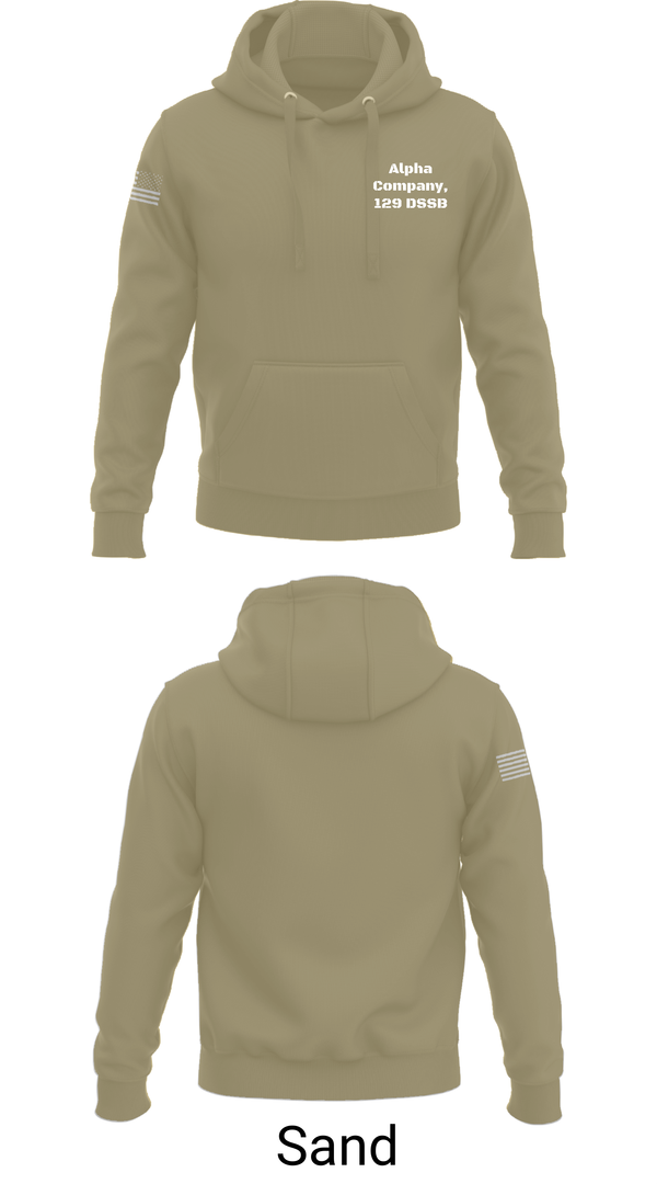 Hoodie, Alpha Company, 129 DSSB, , Teamtime, Team time, sublimation, custom sports apparel, team uniforms, spirit wear, spiritwear, sports uniforms, custom shirts, team store, custom team store, fundraiser sports, apparel fundraiser