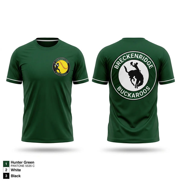 Short Sleeve Performance Shirt, Breckenridge Lady Buckaroos, Softball, Teamtime, Team time, sublimation, custom sports apparel, team uniforms, spirit wear, spiritwear, sports uniforms, custom shirts, team store, custom team store, fundraiser sports, apparel fundraiser