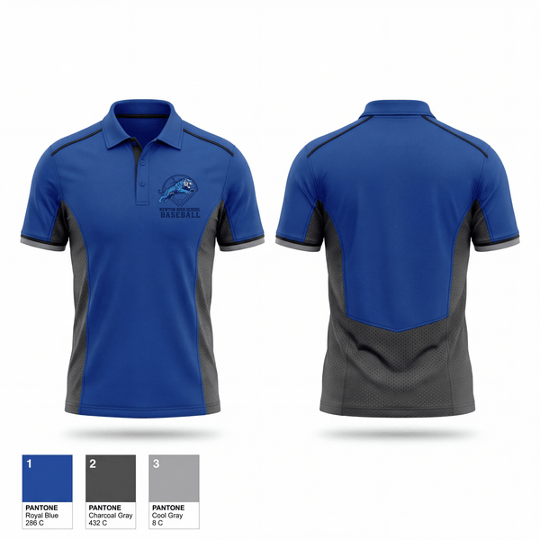 Short Sleeve Performance Polo, Newton High School Baseball, Baseball, Teamtime, Team time, sublimation, custom sports apparel, team uniforms, spirit wear, spiritwear, sports uniforms, custom shirts, team store, custom team store, fundraiser sports, apparel fundraiser