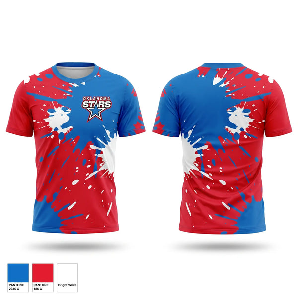 Short Sleeve Performance Shirt, Oklahoma stars, Softball, Teamtime, Team time, sublimation, custom sports apparel, team uniforms, spirit wear, spiritwear, sports uniforms, custom shirts, team store, custom team store, fundraiser sports, apparel fundraiser