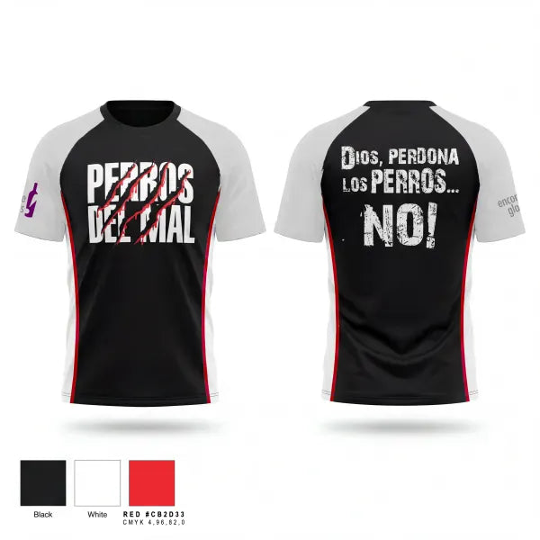 Old School Cotton Feel Shirt, Perros del Mal, Men's Soccer, Teamtime, Team time, sublimation, custom sports apparel, team uniforms, spirit wear, spiritwear, sports uniforms, custom shirts, team store, custom team store, fundraiser sports, apparel fundraiser
