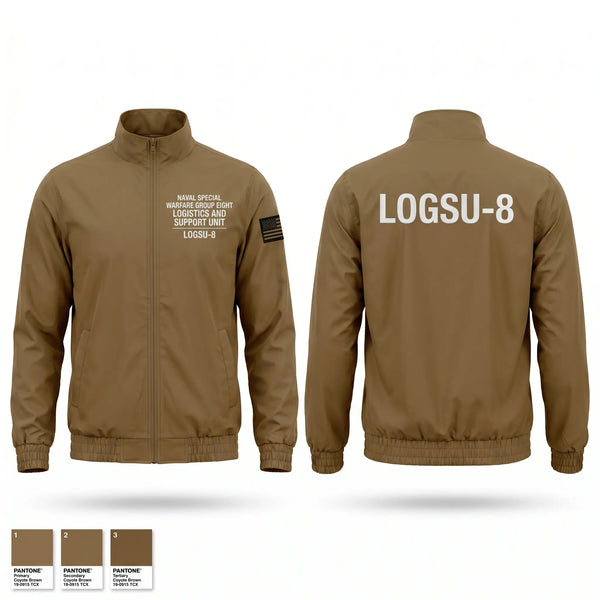 Windbreaker, Naval Special Warfare Group Eight Logistics and Support Unit, Navy, Teamtime, Team time, sublimation, custom sports apparel, team uniforms, spirit wear, spiritwear, sports uniforms, custom shirts, team store, custom team store, fundraiser sports, apparel fundraiser