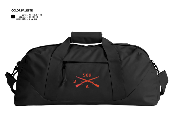 Duffle Bag, 3-509th Parachute Infantry BN Able Nation, , Teamtime, Team time, sublimation, custom sports apparel, team uniforms, spirit wear, spiritwear, sports uniforms, custom shirts, team store, custom team store, fundraiser sports, apparel fundraiser