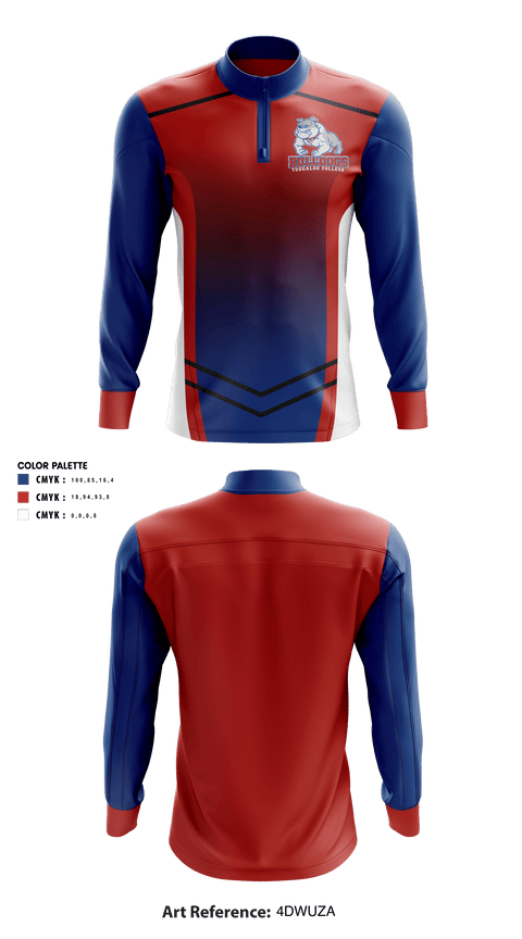 Quarter Zip Jacket, Tougaloo College Volleyball, Women's Volleyball, Teamtime, Team time, sublimation, custom sports apparel, team uniforms, spirit wear, spiritwear, sports uniforms, custom shirts, team store, custom team store, fundraiser sports, apparel fundraiser