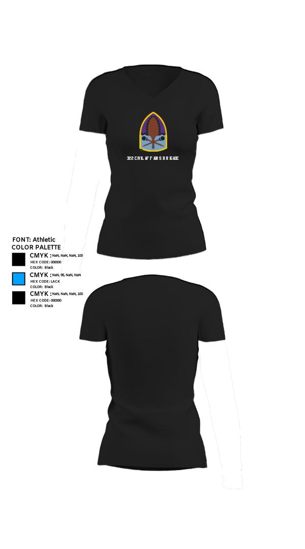 Women's Short Sleeve Vneck Shirt, , Army, Teamtime, Team time, sublimation, custom sports apparel, team uniforms, spirit wear, spiritwear, sports uniforms, custom shirts, team store, custom team store, fundraiser sports, apparel fundraiser