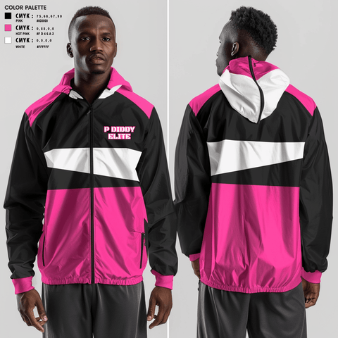Windbreaker, P Diddy Elite, Men's Basketball, Teamtime, Team time, sublimation, custom sports apparel, team uniforms, spirit wear, spiritwear, sports uniforms, custom shirts, team store, custom team store, fundraiser sports, apparel fundraiser