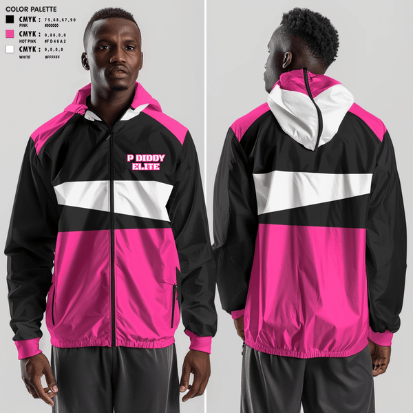 Windbreaker, P Diddy Elite, Men's Basketball, Teamtime, Team time, sublimation, custom sports apparel, team uniforms, spirit wear, spiritwear, sports uniforms, custom shirts, team store, custom team store, fundraiser sports, apparel fundraiser