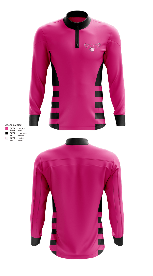 Quarter Zip Jacket, C hawks, Men's Basketball, Teamtime, Team time, sublimation, custom sports apparel, team uniforms, spirit wear, spiritwear, sports uniforms, custom shirts, team store, custom team store, fundraiser sports, apparel fundraiser