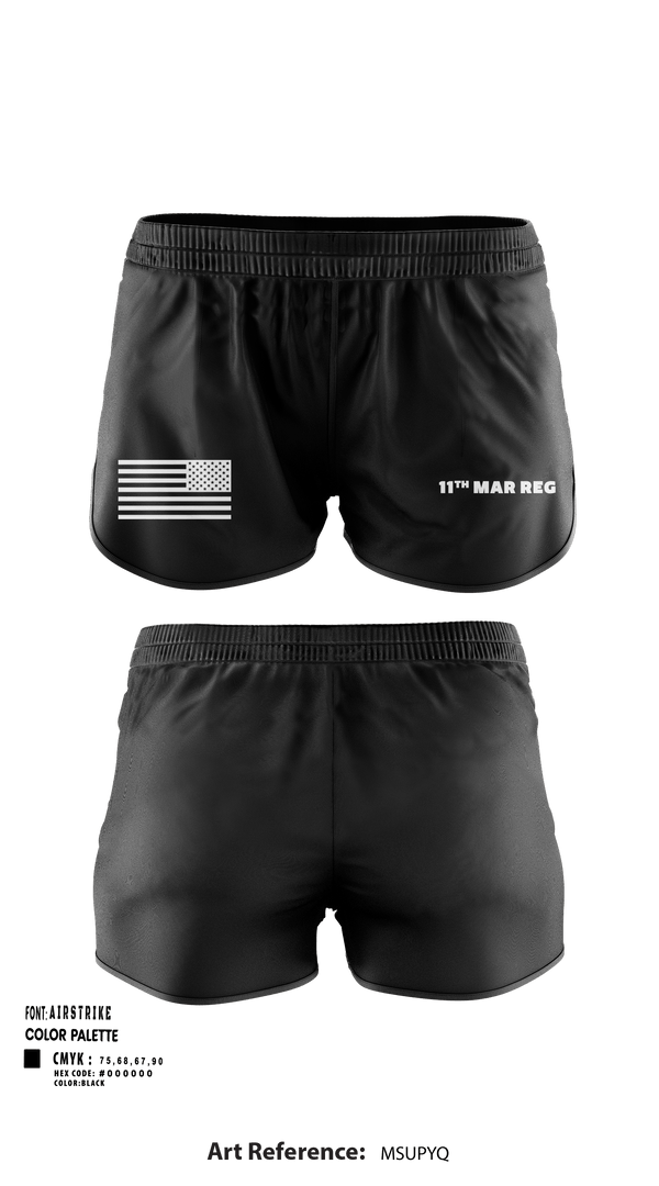 Ranger Panties, 11Th MAR REG, Marines, Teamtime, Team time, sublimation, custom sports apparel, team uniforms, spirit wear, spiritwear, sports uniforms, custom shirts, team store, custom team store, fundraiser sports, apparel fundraiser